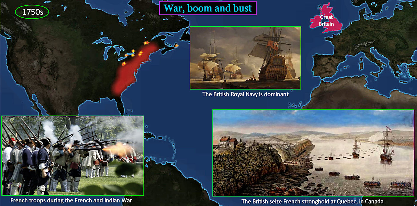 War boom and bust, 1760s